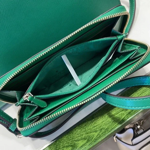 Kate Spade staci medium satchel
&
KSNY Staci Large Continental Wallet
Green Bean - Picture 8 of 16